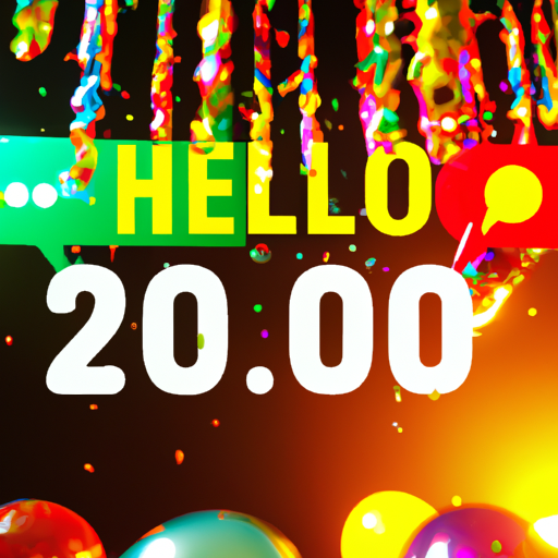 Google's 'Hello 2021 India' Virtual New Year's Eve Party on YouTube with Party Popper Icon on Search